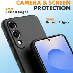 Samsung Galaxy S25 Edge - Silikon Case mit Mikrofaser-Innenseite