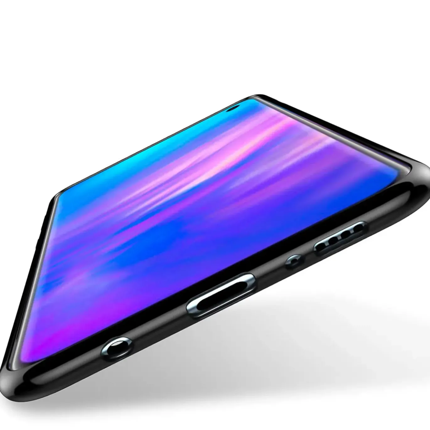 Samsung Galaxy S7 Edge - Transparente Hülle mit Akzenten