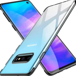 Samsung Galaxy S7 Edge - Transparente Hülle mit Akzenten