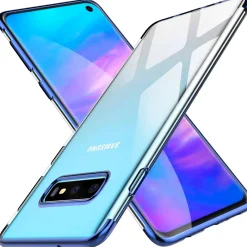 Samsung Galaxy S6 Edge - Transparente Hülle mit Akzenten