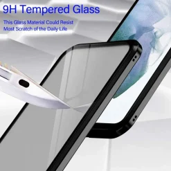 Samsung Galaxy S21 FE - 360° Glas Hülle mit Rundumschutz