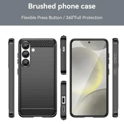 Samsung Galaxy S25 FE - Carbon Case Hülle, stoßfest