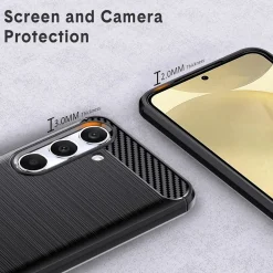 Samsung Galaxy S24 FE - Carbon Case Hülle, stoßfest