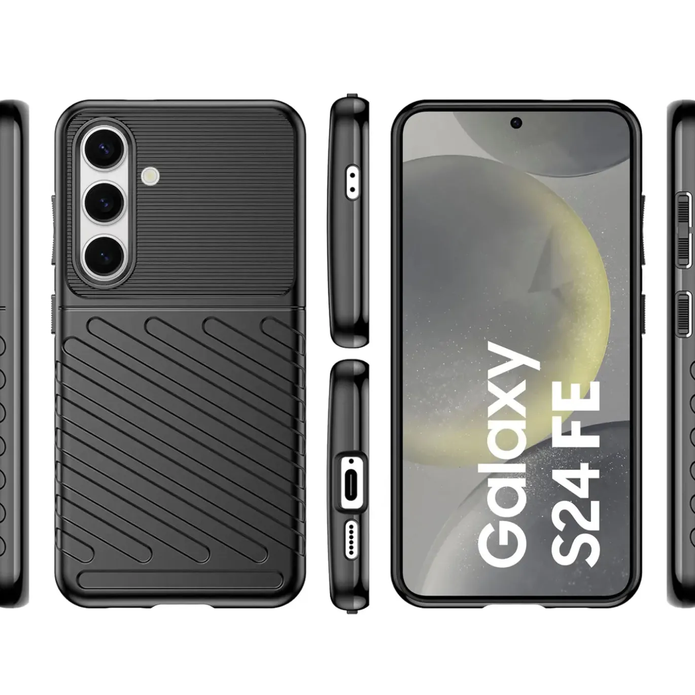 Samsung Galaxy S24 FE - Elegante Hülle stoßfest & stylisch