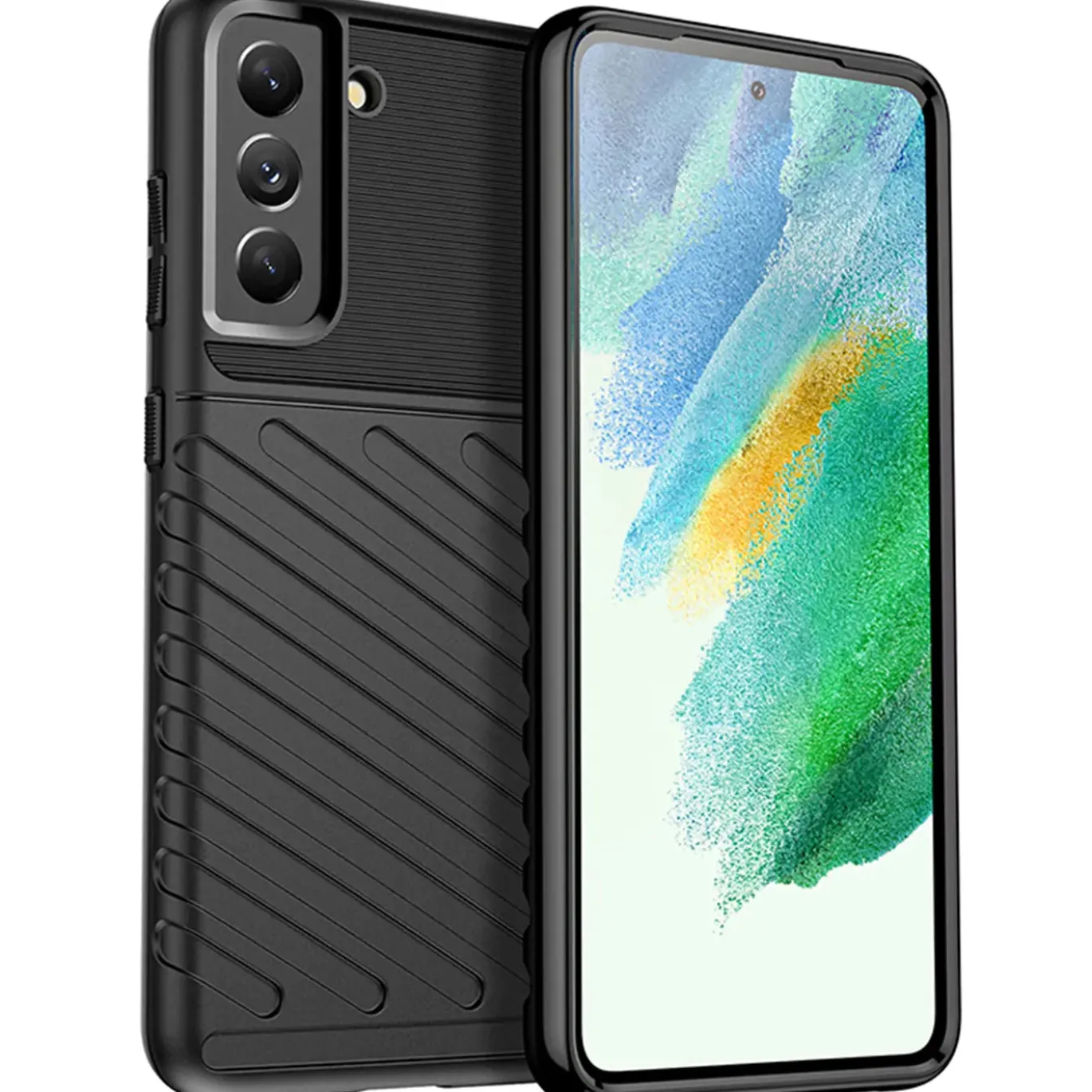 Samsung Galaxy S21 FE - Elegante Hülle stoßfest & stylisch