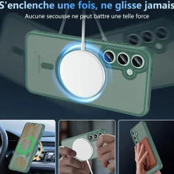 Samsung Galaxy S25 FE - Farbige MagSafe Hülle mit Kameraschutz