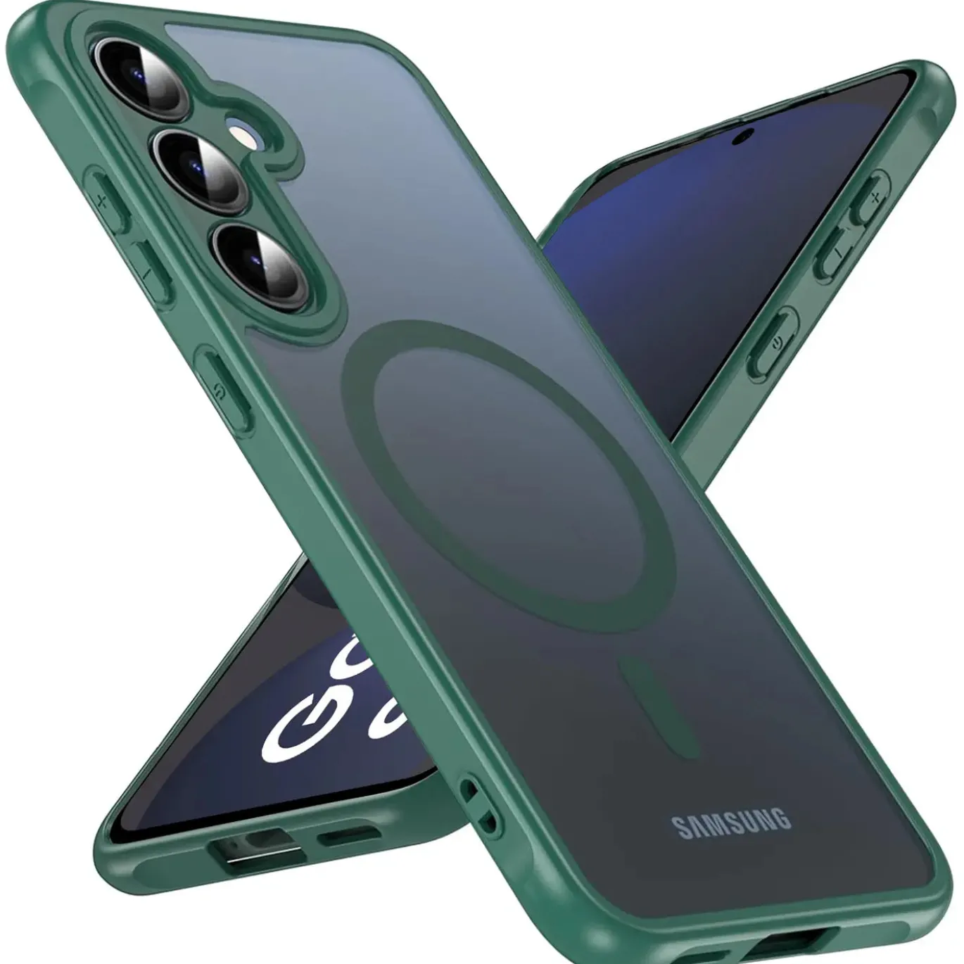 Samsung Galaxy S24 FE - Farbige MagSafe Hülle mit Kameraschutz