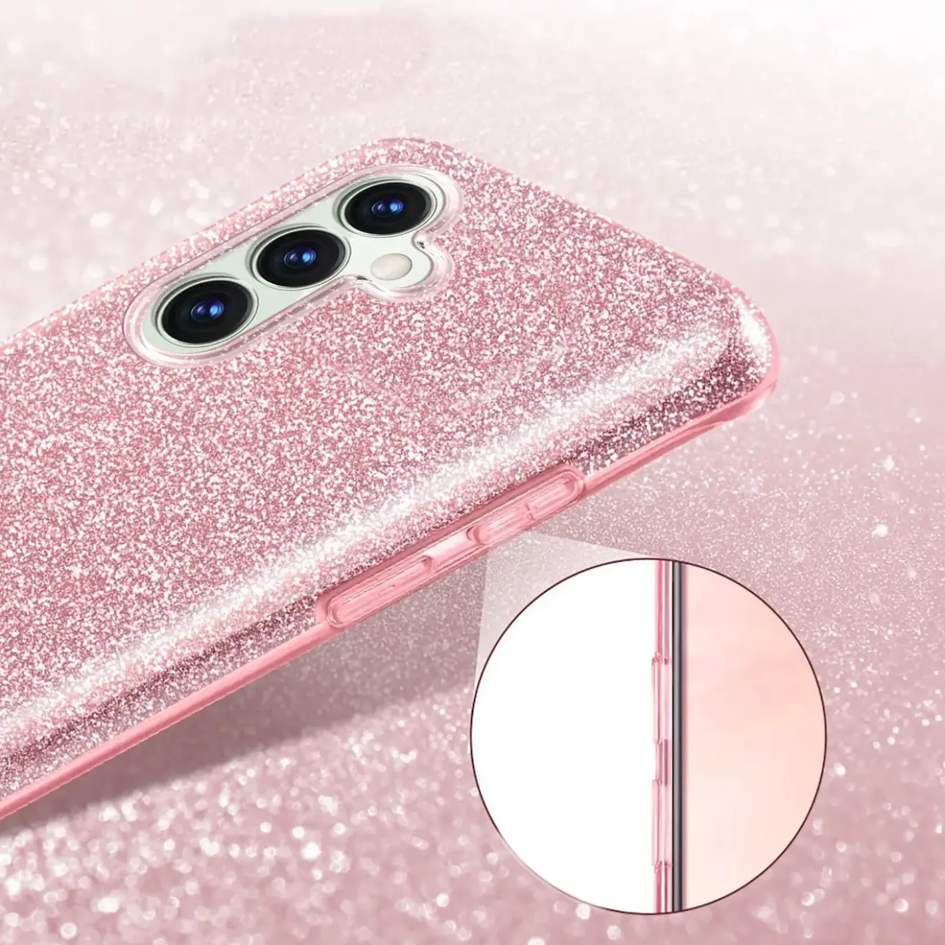 Samsung Galaxy S25 FE - Glitzer TPU Hülle