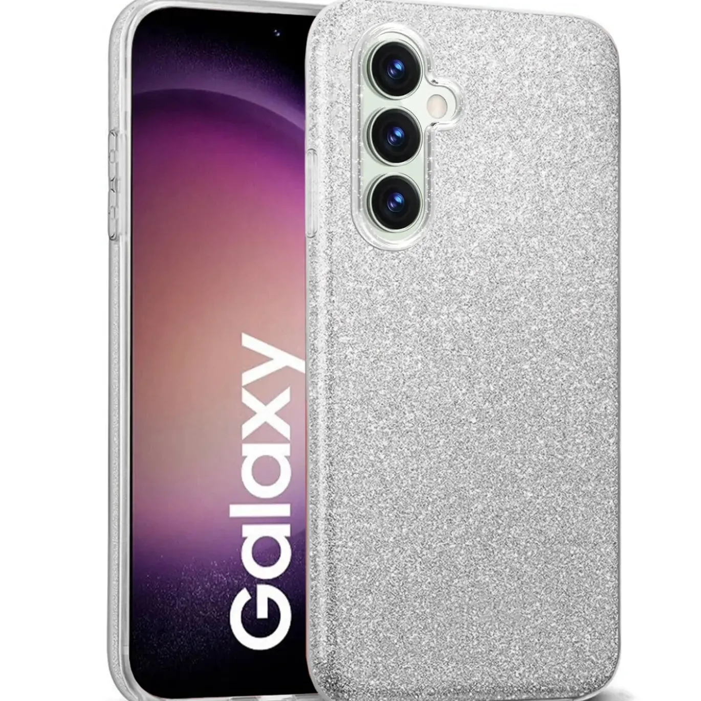 Samsung Galaxy S23 FE - Glitzer TPU Hülle