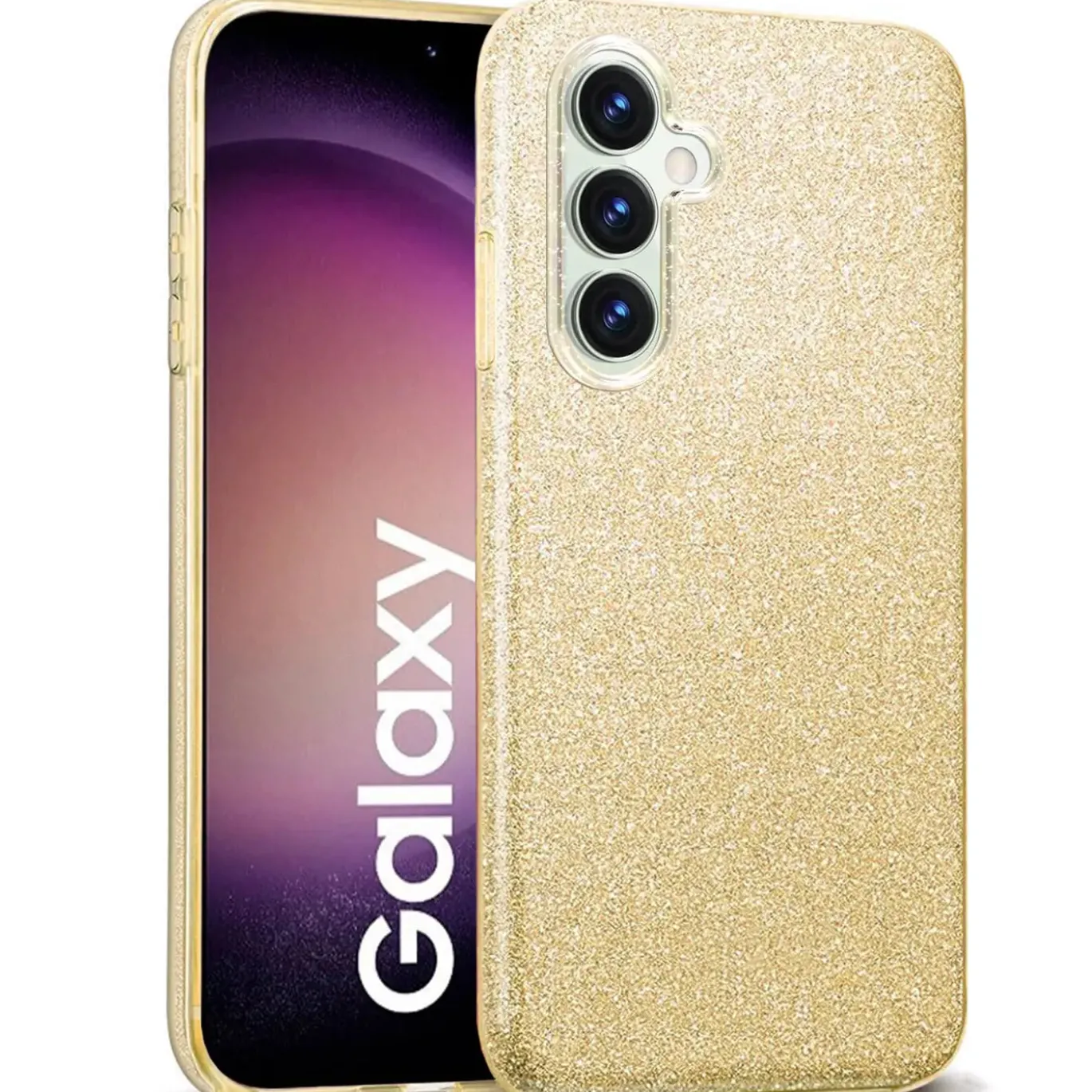 Samsung Galaxy S23 FE - Glitzer TPU Hülle
