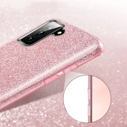 Samsung Galaxy S21 FE - Glitzer TPU Hülle