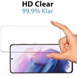 Samsung Galaxy S21 FE - 9H Displayschutzfolie 2x Display & Kamera