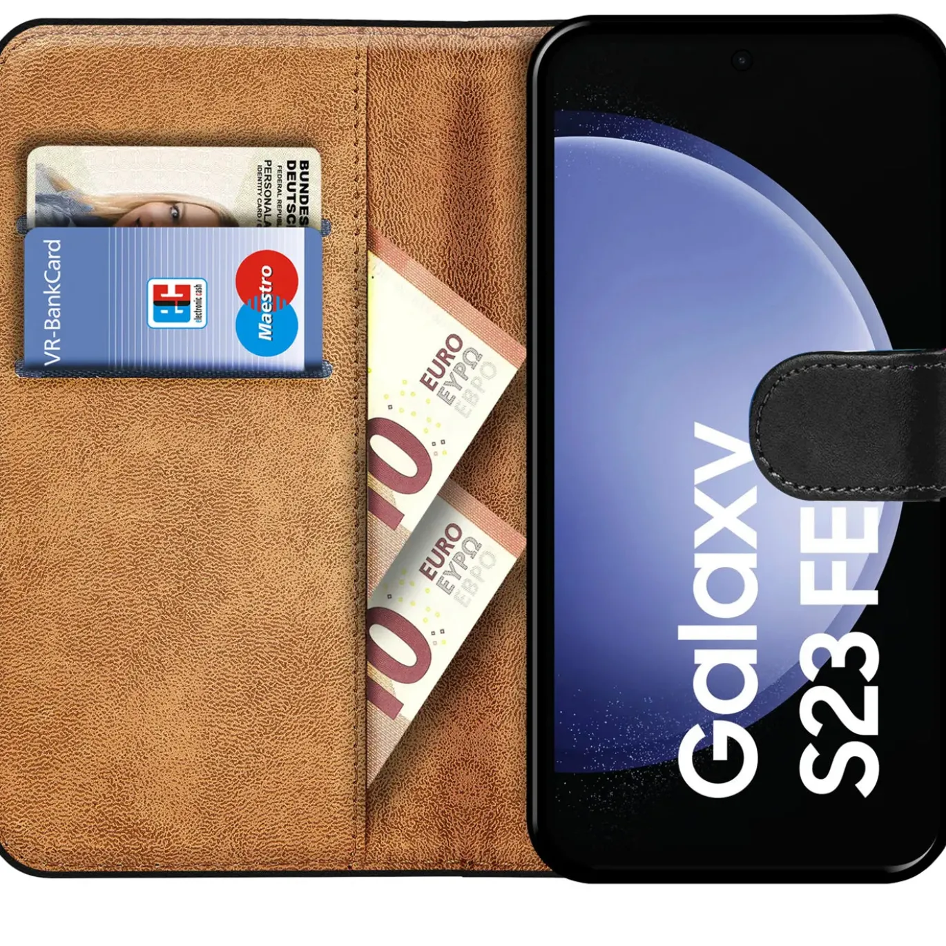 Samsung Galaxy S23 FE - Klapphülle mit Kartenfächern