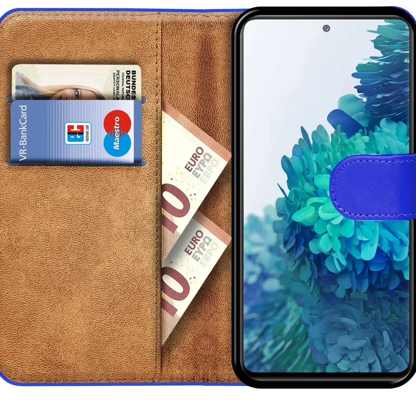 Samsung Galaxy S20 FE - Klapphülle mit Kartenfächern
