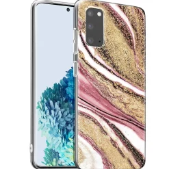 Samsung Galaxy S20 FE - Marmor & Sand Design Hülle