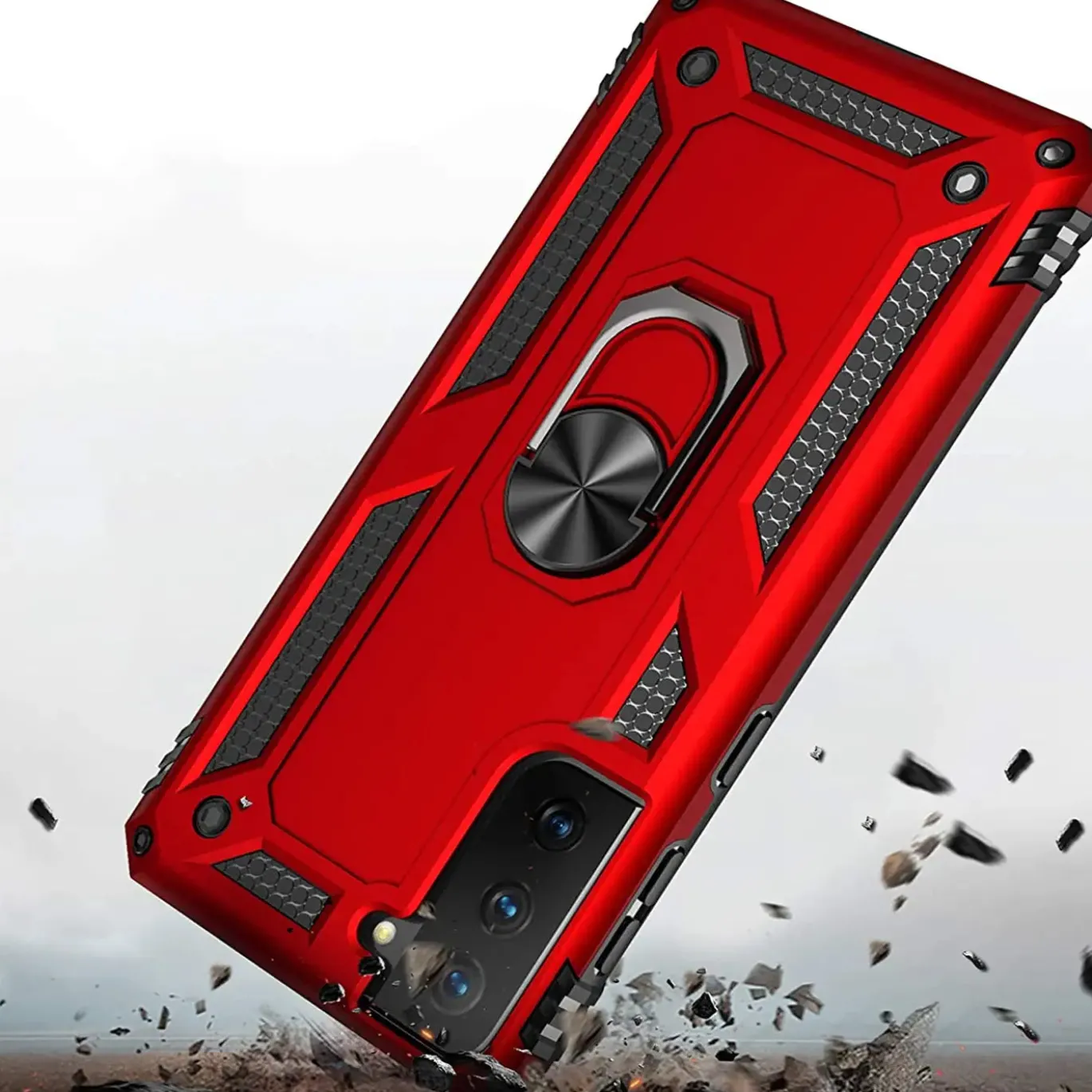 Samsung Galaxy S21 FE - Outdoor Hardcase mit Ringhalter