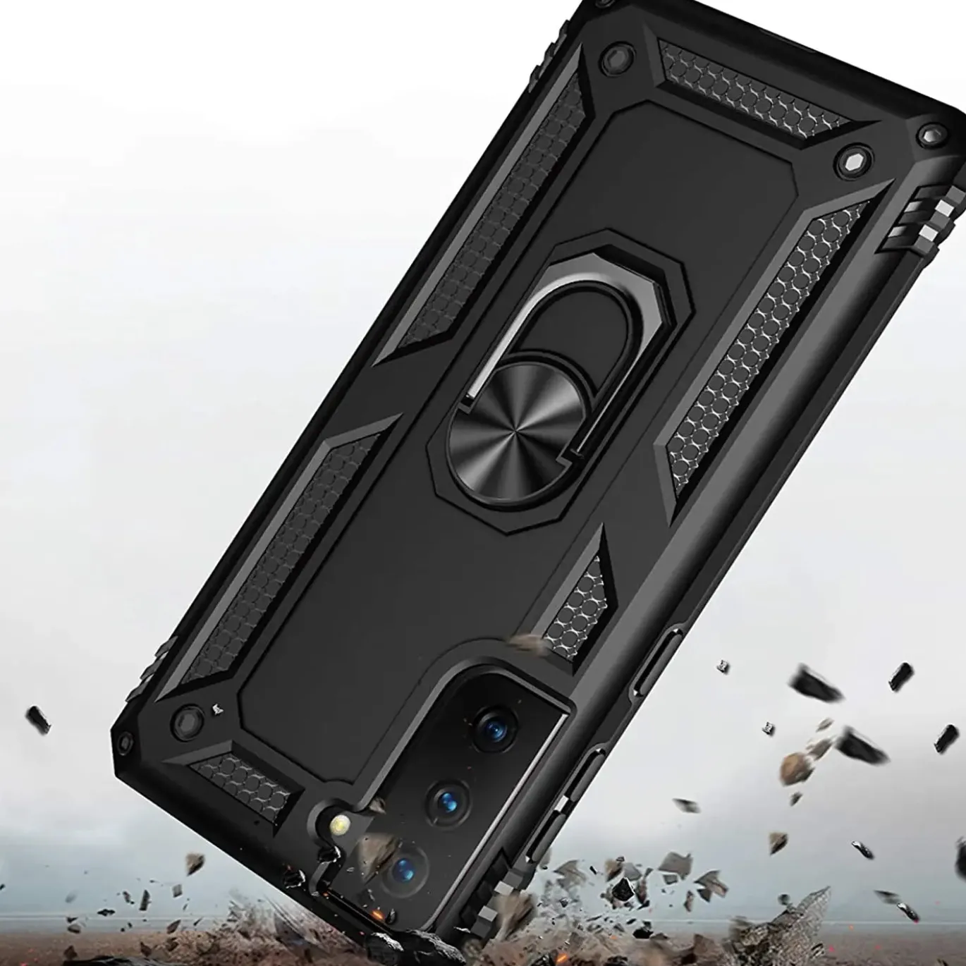 Samsung Galaxy S21 FE - Outdoor Hardcase mit Ringhalter
