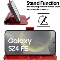 Samsung Galaxy S24 FE - Robuste Klapphülle mit RFID Block