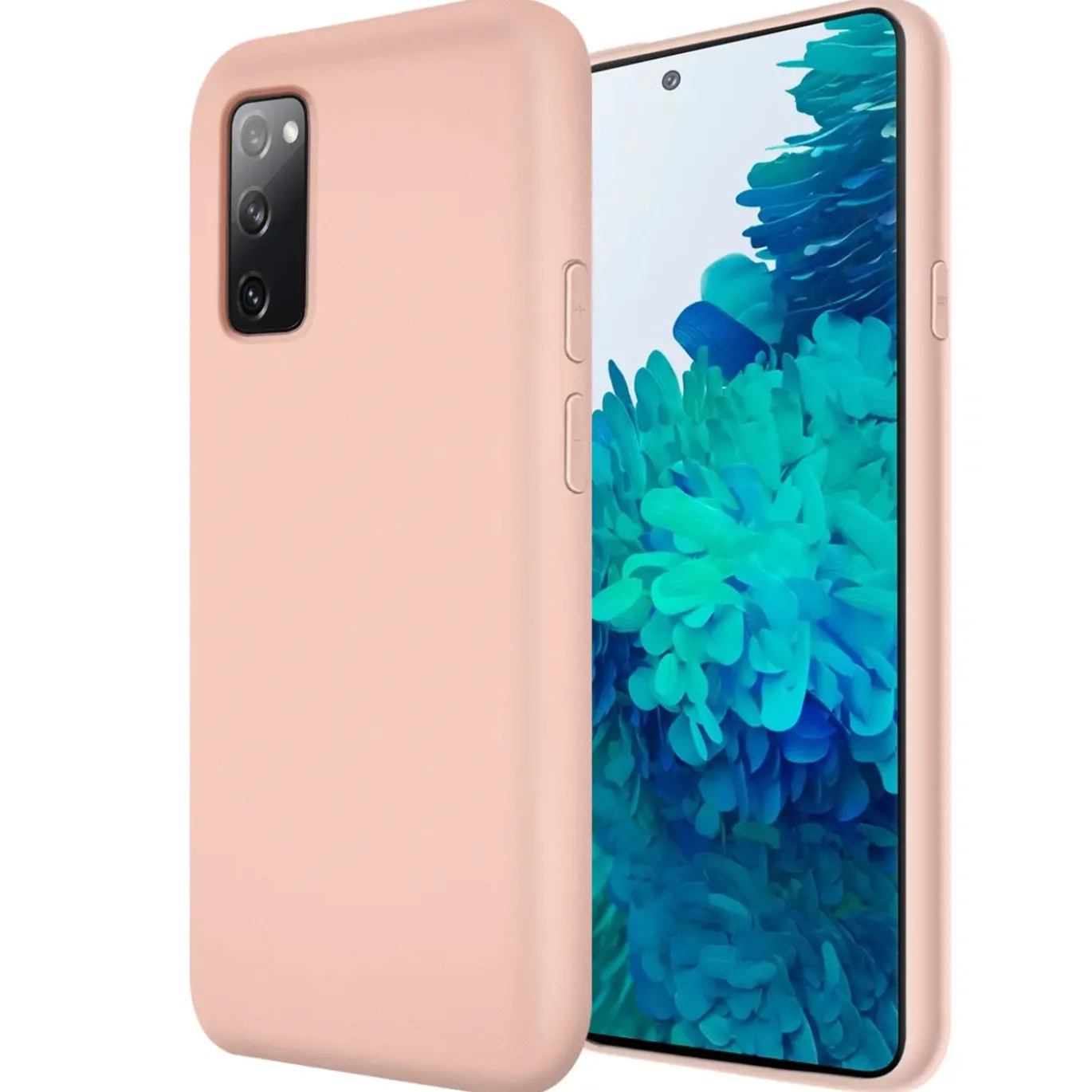 Samsung Galaxy S20 FE - Silikon Case mit Mikrofaser-Innenseite