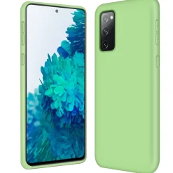 Samsung Galaxy S20 FE - Silikon Case mit Mikrofaser-Innenseite