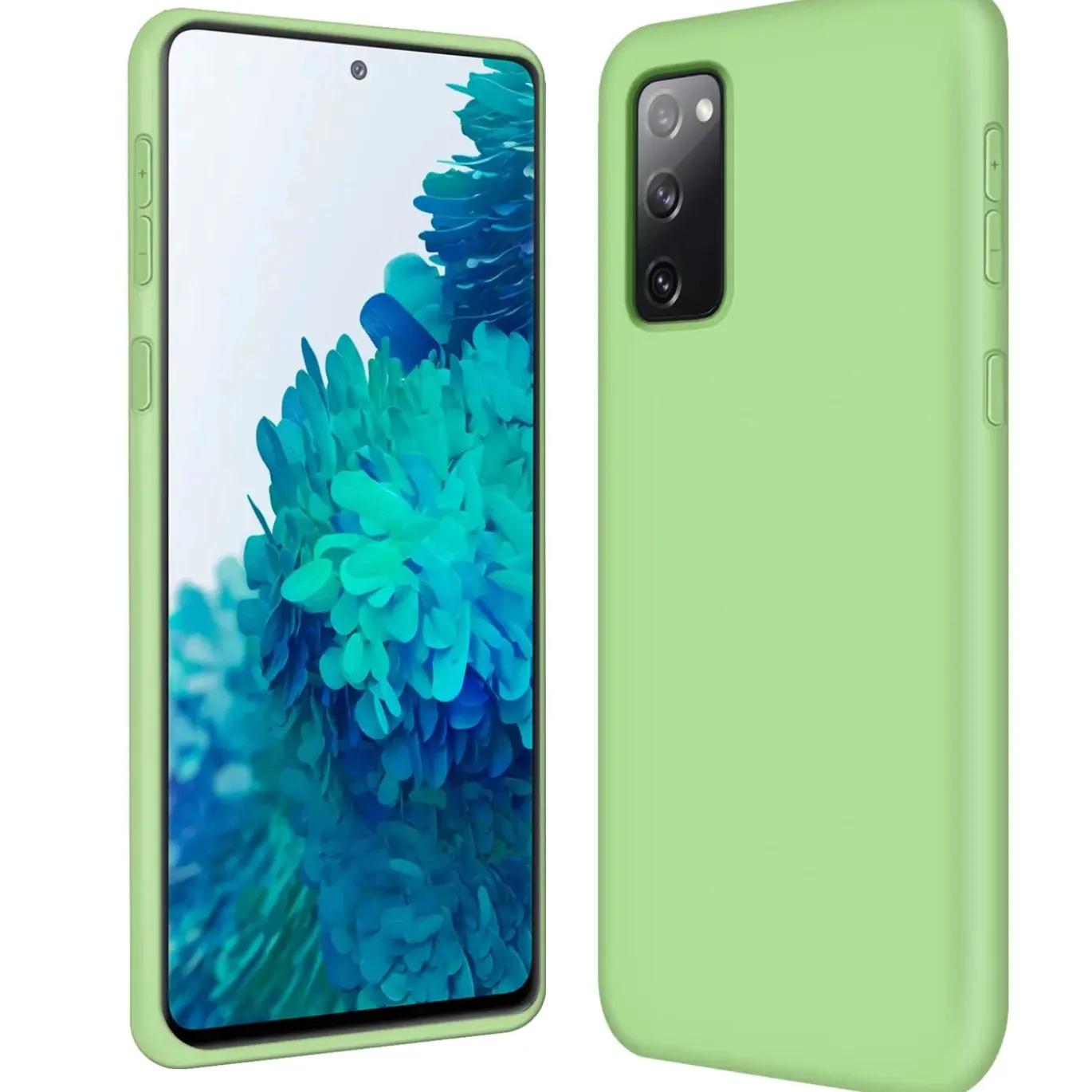 Samsung Galaxy S20 FE - Silikon Case mit Mikrofaser-Innenseite