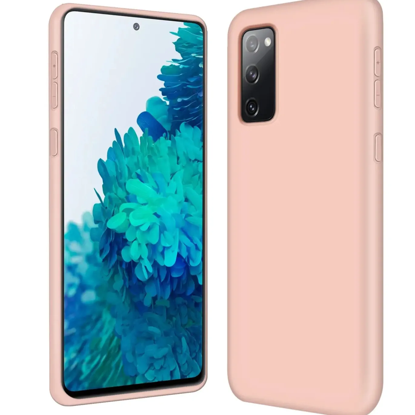 Samsung Galaxy S20 FE - Silikon Case mit Mikrofaser-Innenseite