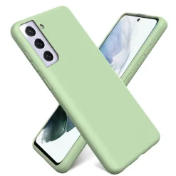 Samsung Galaxy S21 FE - Silikon Case mit Mikrofaser-Innenseite