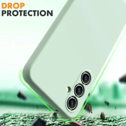 Samsung Galaxy S23 FE - Silikon Case mit Mikrofaser-Innenseite