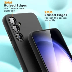Samsung Galaxy S23 FE - Silikon Case mit Mikrofaser-Innenseite