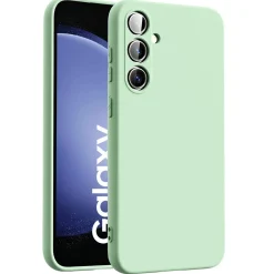 Samsung Galaxy S23 FE - Silikon Case mit Mikrofaser-Innenseite