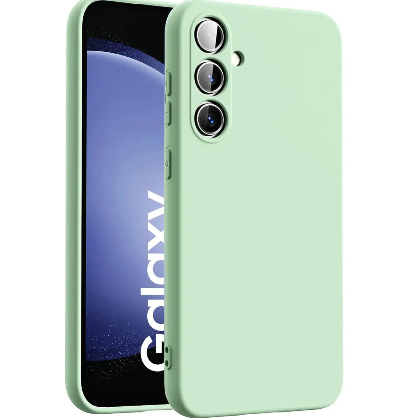 Samsung Galaxy S23 FE - Silikon Case mit Mikrofaser-Innenseite