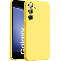 Samsung Galaxy S23 FE - Silikon Case mit Mikrofaser-Innenseite