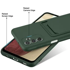 Samsung Galaxy S23 FE - Silikonhülle mit Kartenfach & Kameraschutz