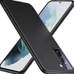 Samsung Galaxy S21 FE - Slim Silikon Backcover Schwarz