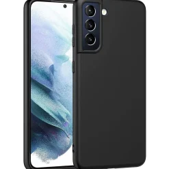 Samsung Galaxy S21 FE - Slim Silikon Backcover Schwarz
