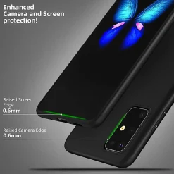 Samsung Galaxy S20 FE - Slim Silikon Backcover Schwarz