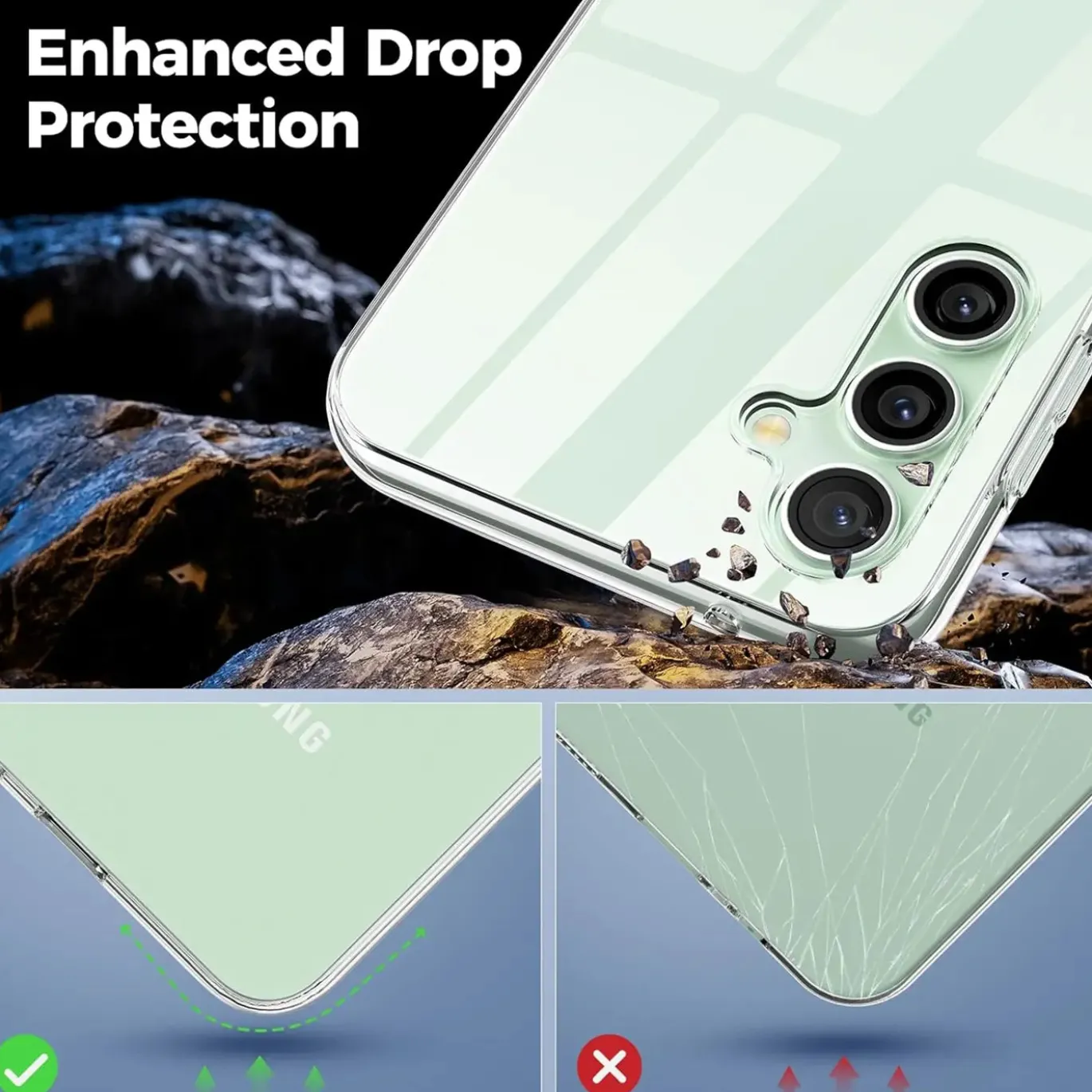 Samsung Galaxy S23 FE - Slim Clear Case Hülle