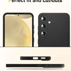 Samsung Galaxy S24 FE - Slim Silikon Backcover Schwarz