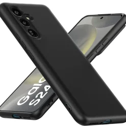 Samsung Galaxy S24 FE - Slim Silikon Backcover Schwarz