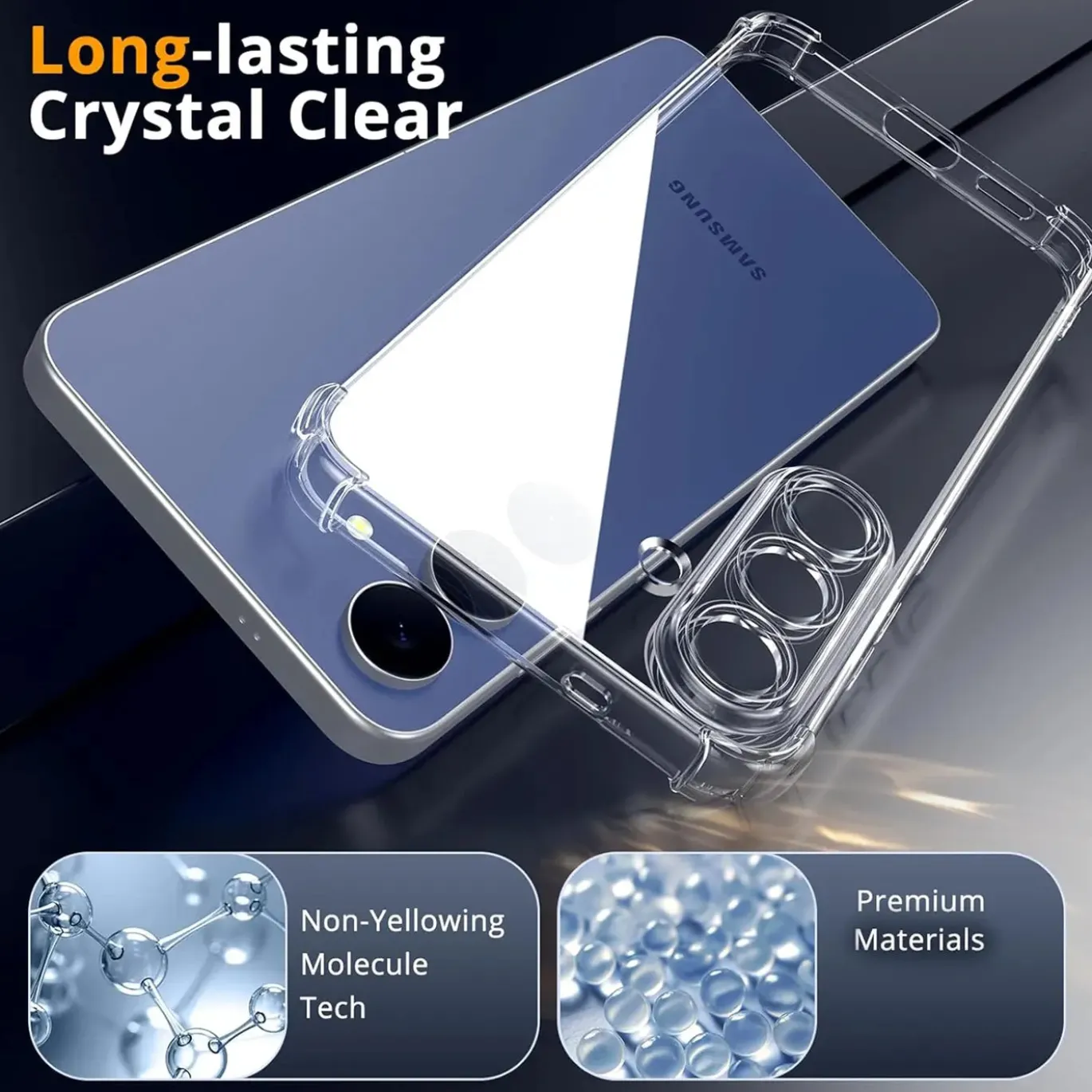 Samsung Galaxy S25 FE - Stoßfestes Clear Case