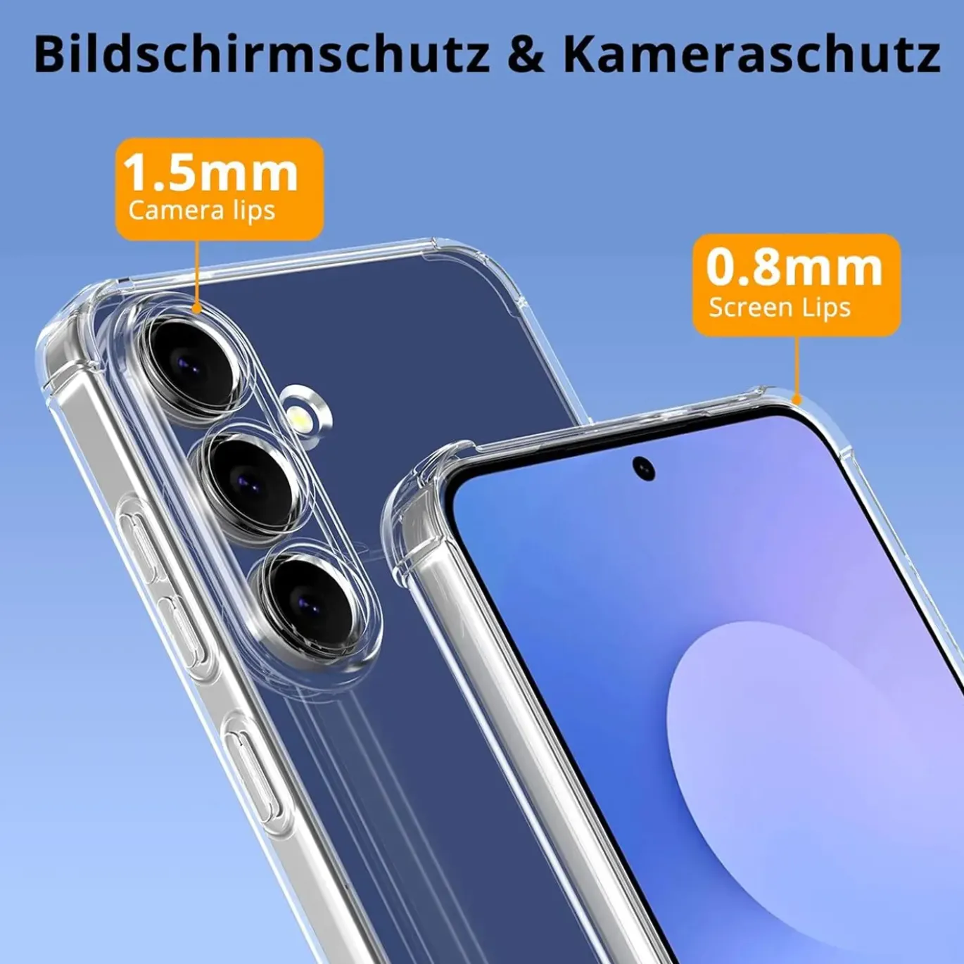 Samsung Galaxy S25 FE - Stoßfestes Clear Case