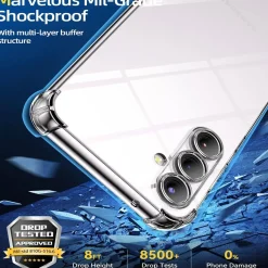 Samsung Galaxy S23 FE - Stoßfestes Clear Case