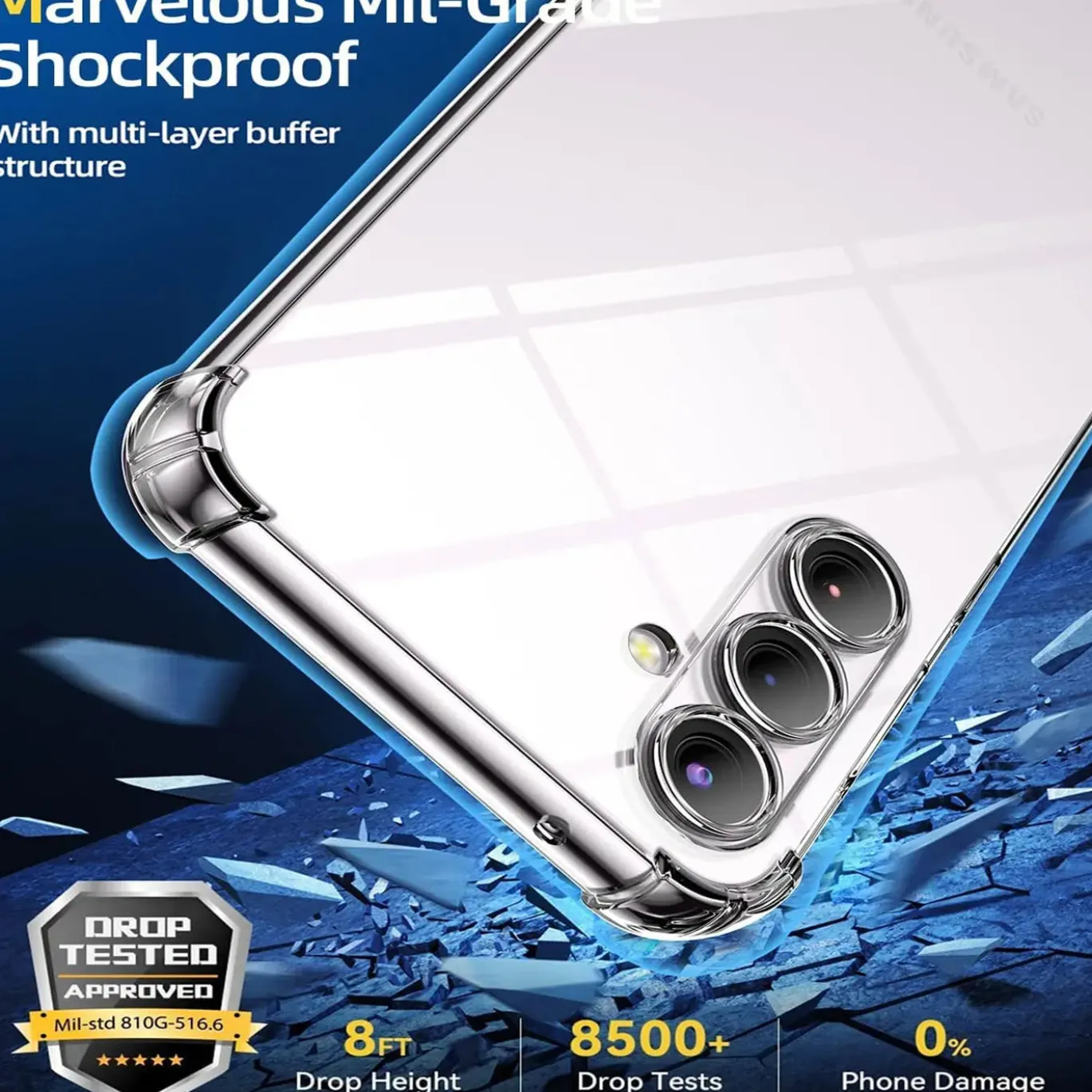 Samsung Galaxy S23 FE - Stoßfestes Clear Case