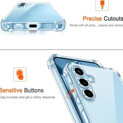 Samsung Galaxy S24 FE - Stoßfestes Clear Case