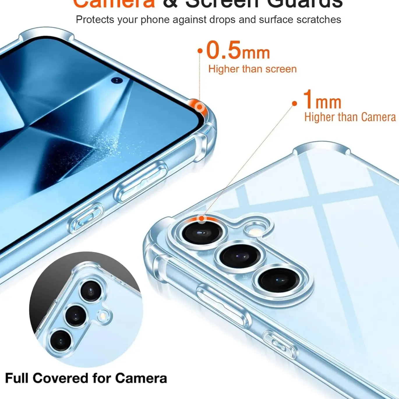 Samsung Galaxy S24 FE - Stoßfestes Clear Case