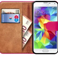 Samsung Galaxy S5 Mini - Klapphülle mit Kartenfächern