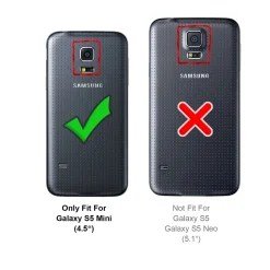 Samsung Galaxy S5 Mini - 2x 9H Panzer Glasfolie, Displayfolie