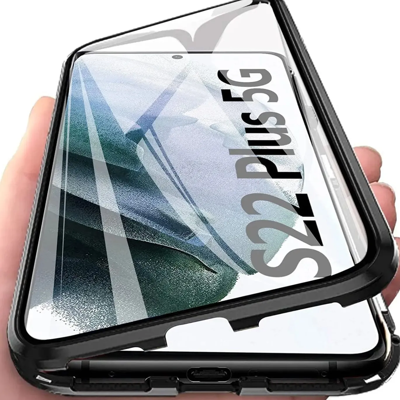 Samsung Galaxy S22 Plus - 360° Glas Hülle mit Rundumschutz