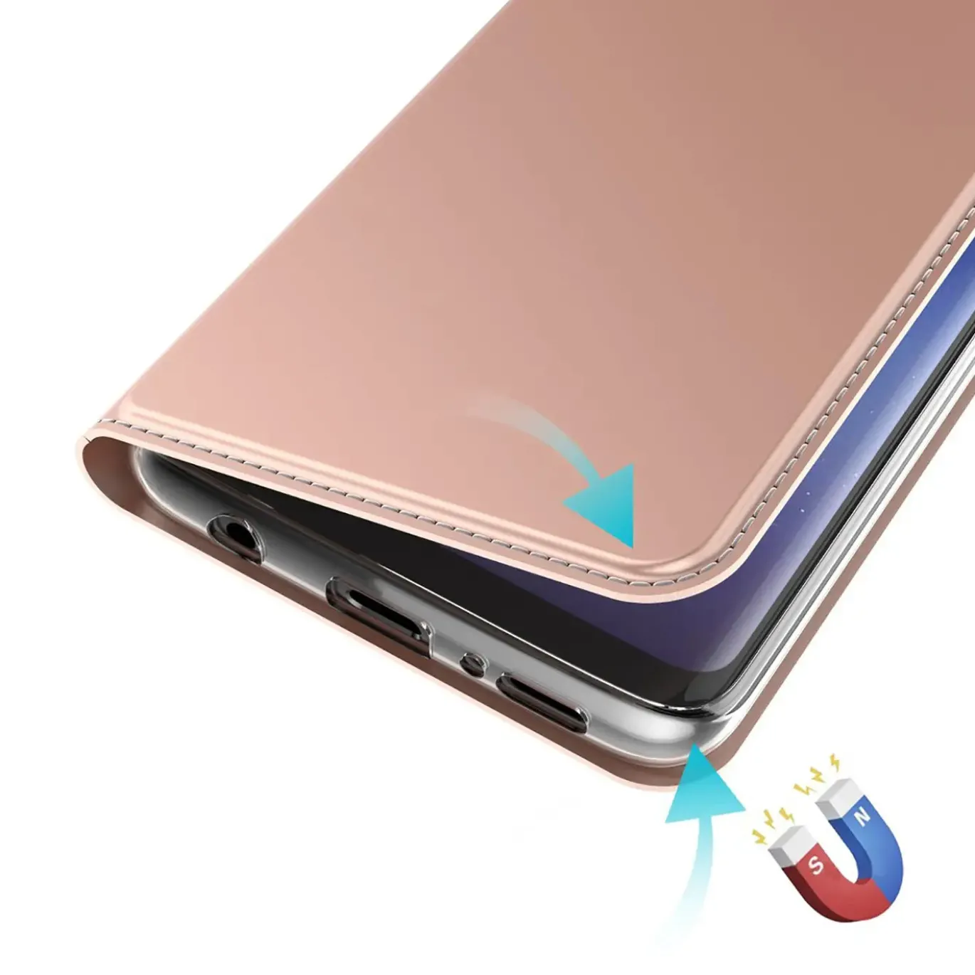 Samsung Galaxy S24 Plus - Booklet Case mit Magnetverschluss