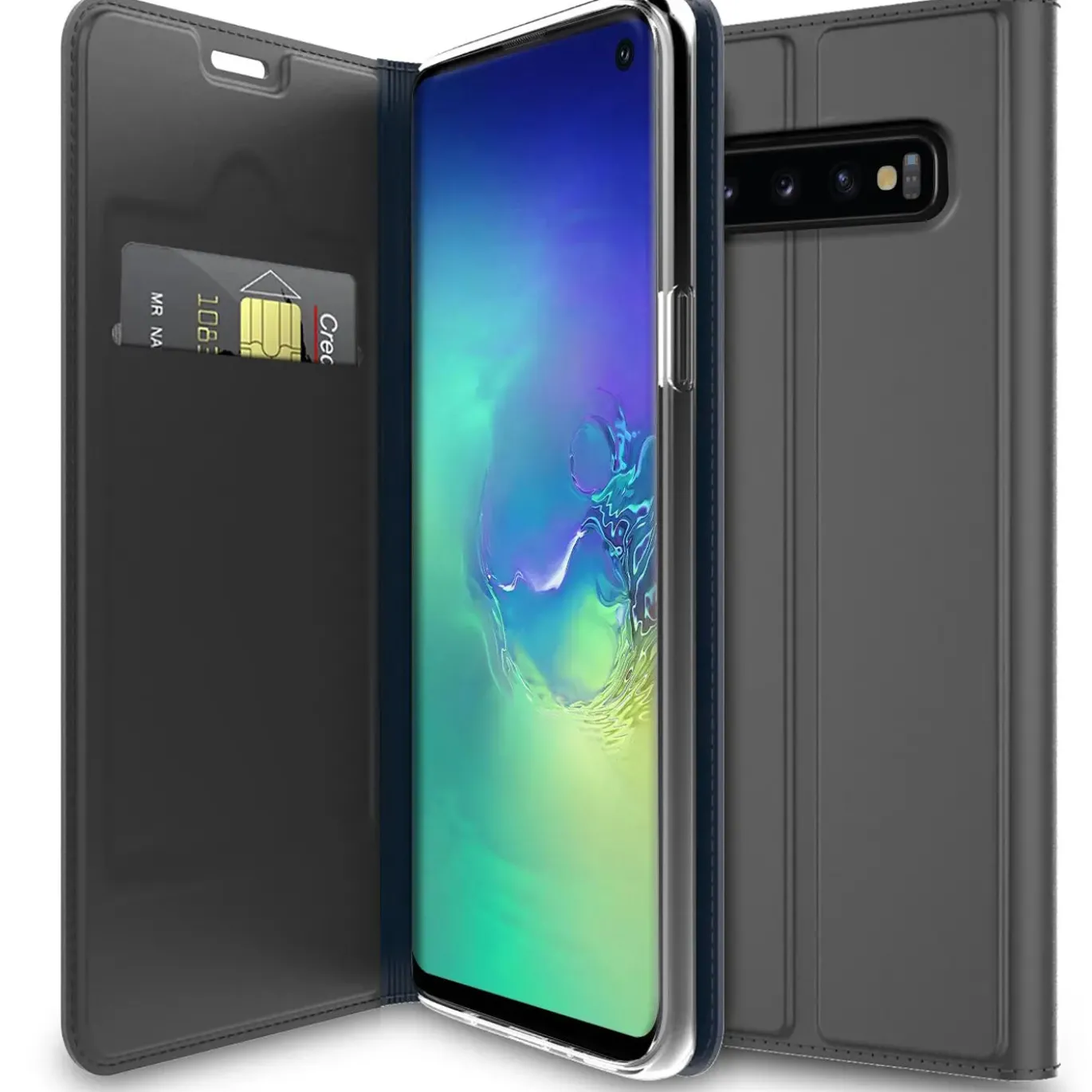 Samsung Galaxy S10 Plus - Booklet Case mit Magnetverschluss